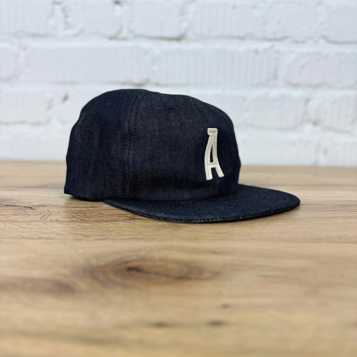 COTTON LINEN DENIM BB CAP BLACK BLACK DENIM CAP – cottonsmith
