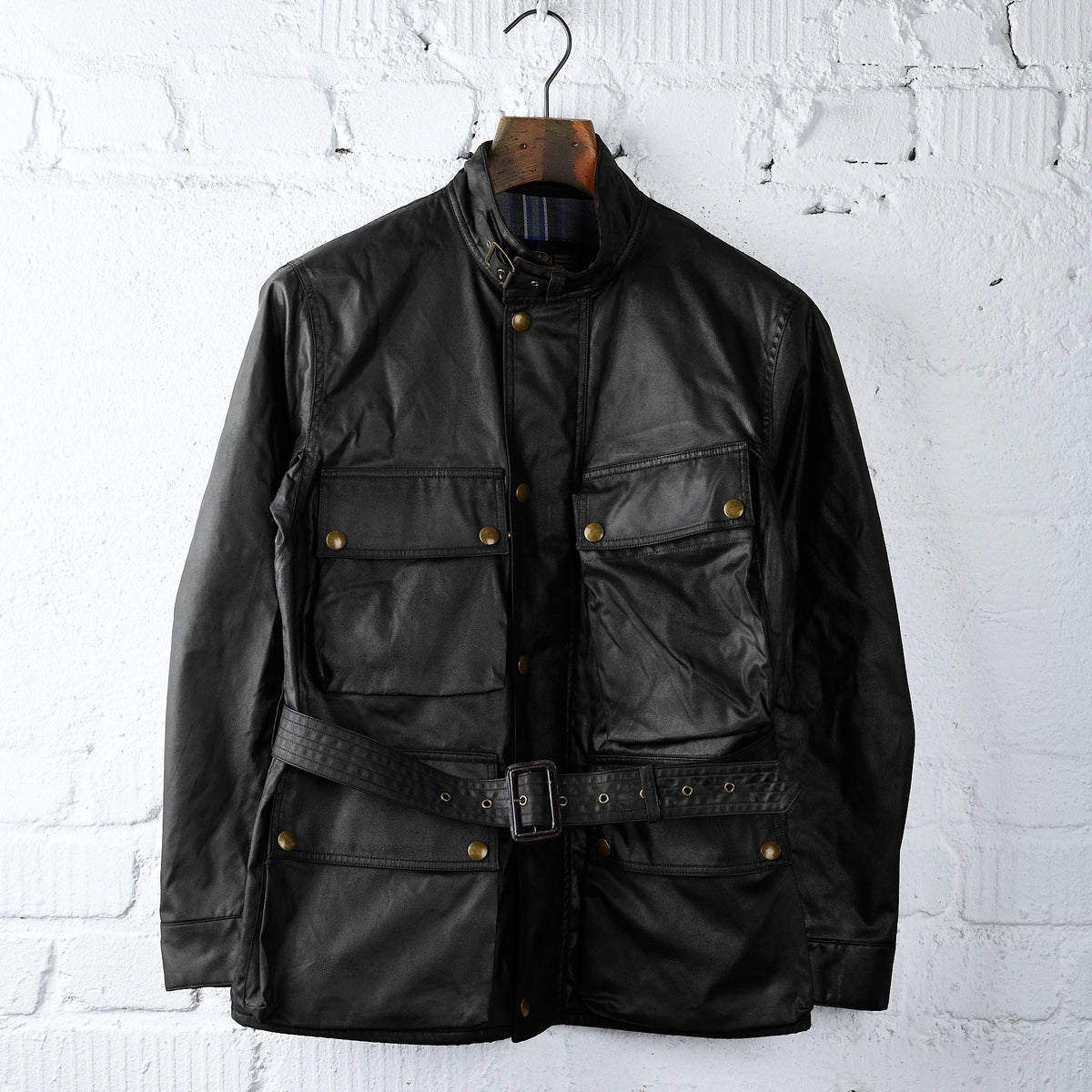 ACV-WX02 WAXED COTTON BMC JACKET　46 addict clothes | acv-wx02 waxed cotton bmc jacket black – stuf|f