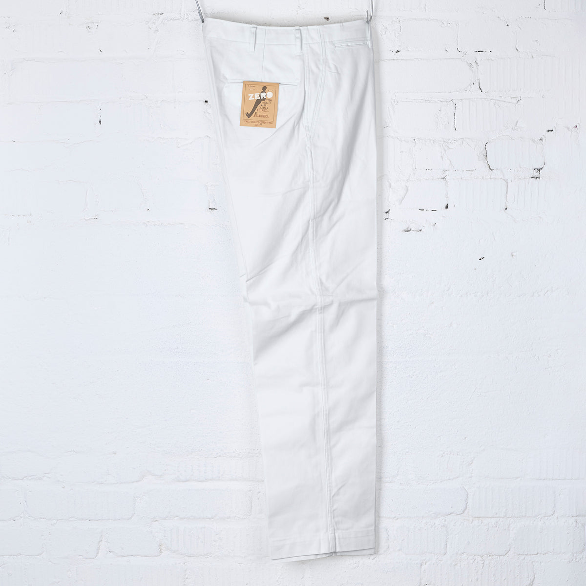 anatomica | chino zero duck - white – stuf|f-official