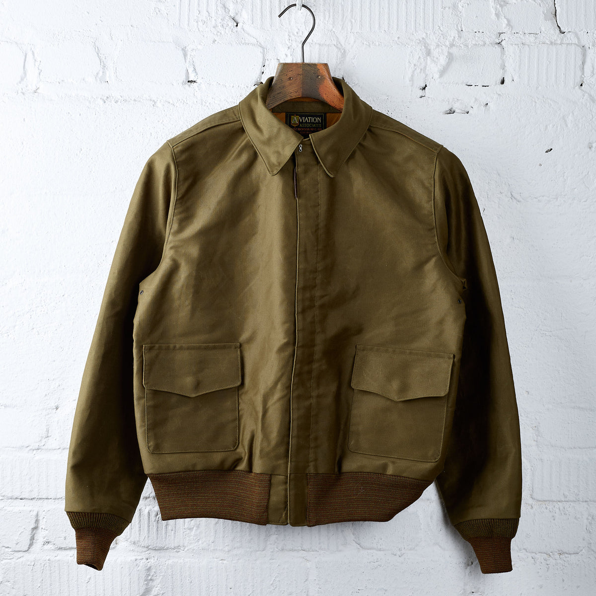 buzz rickson's | br15767 aviation associates jungle cloth a-2