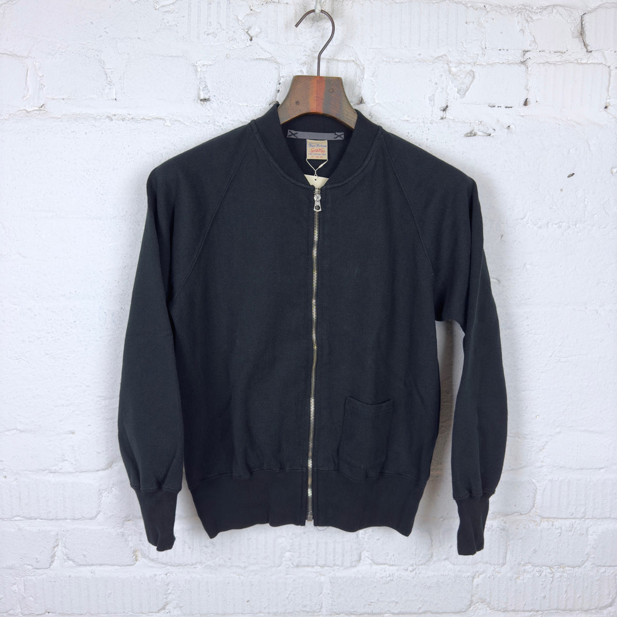 buzz rickson's | br69444 c-2 type heavy cotton jersey - black