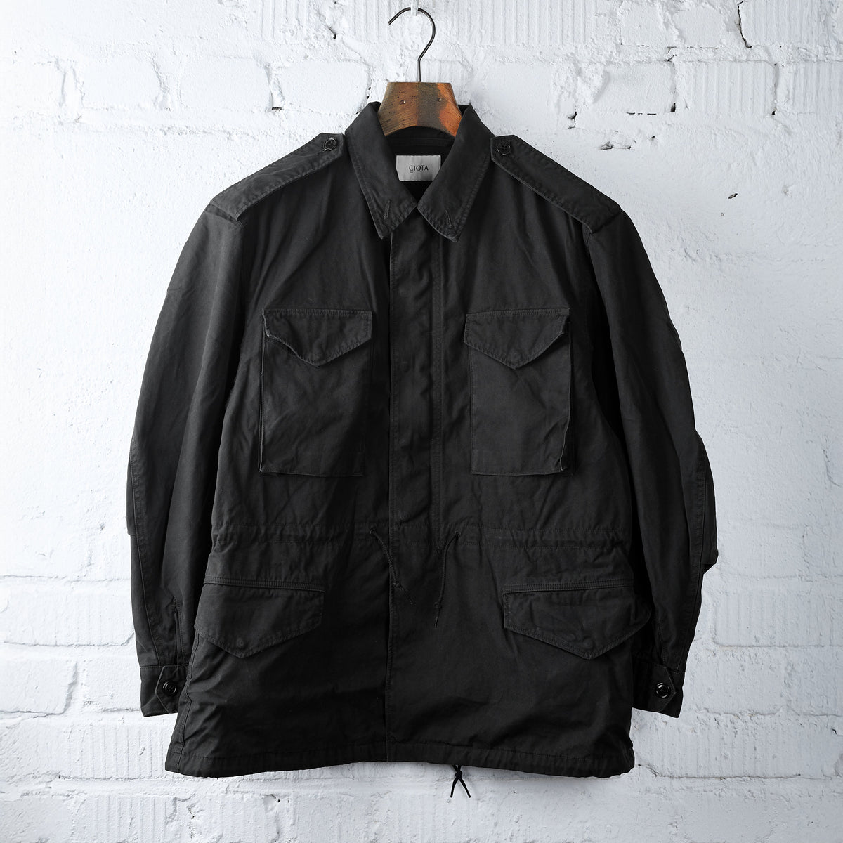 ciota | m-1951 field jacket (stonewash) - black – stuf|f-official