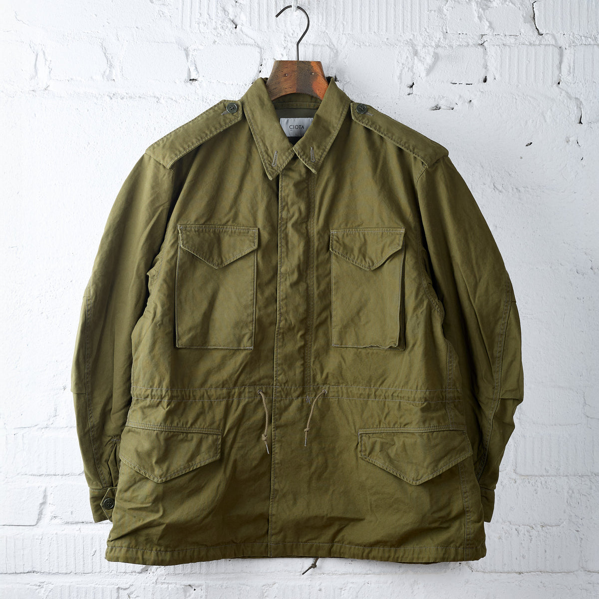 ciota | m-1951 field jacket (stonewash) - dark olive – stuf|f-official