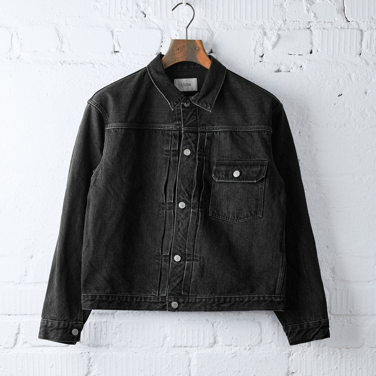 ジャケット・アウター CIOTA Single Pocket Denim Jacket ciota-new-single-pocket-denim-
