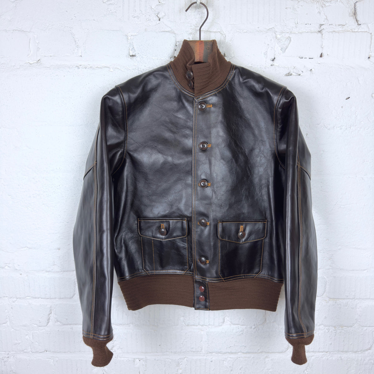 double helix | type a-1 flight jacket seal brown – stuf|f-official