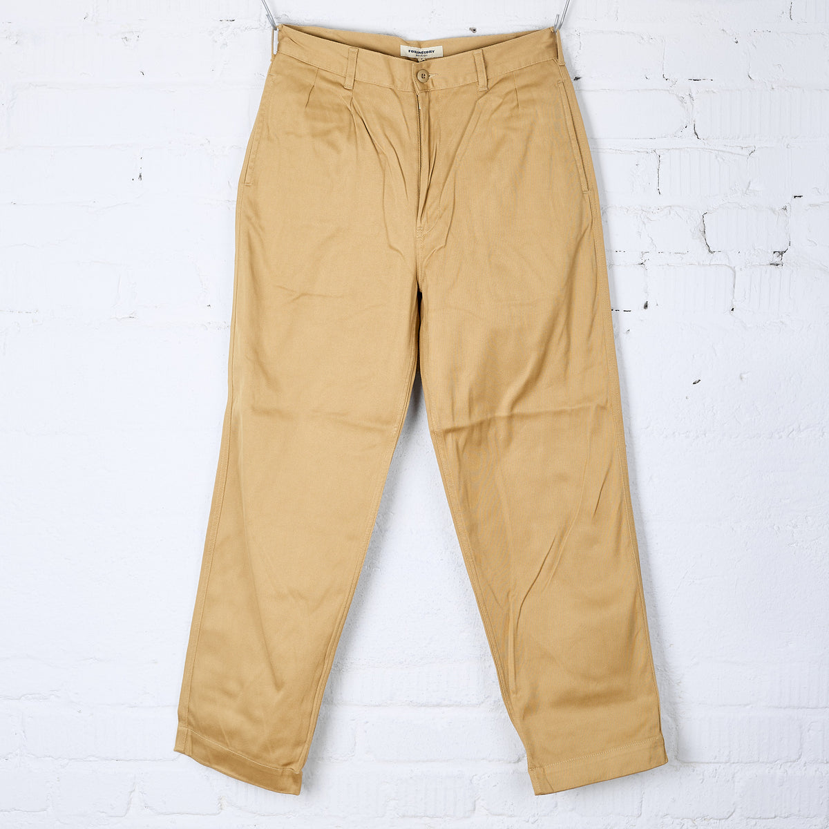 fob factory | f0535 classic trousers - khaki – stuf|f-official