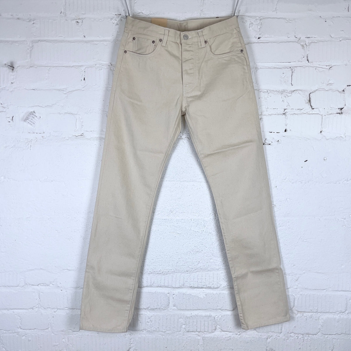 fortela | john 965 selvedge denim regular fit off-white – stuf|f