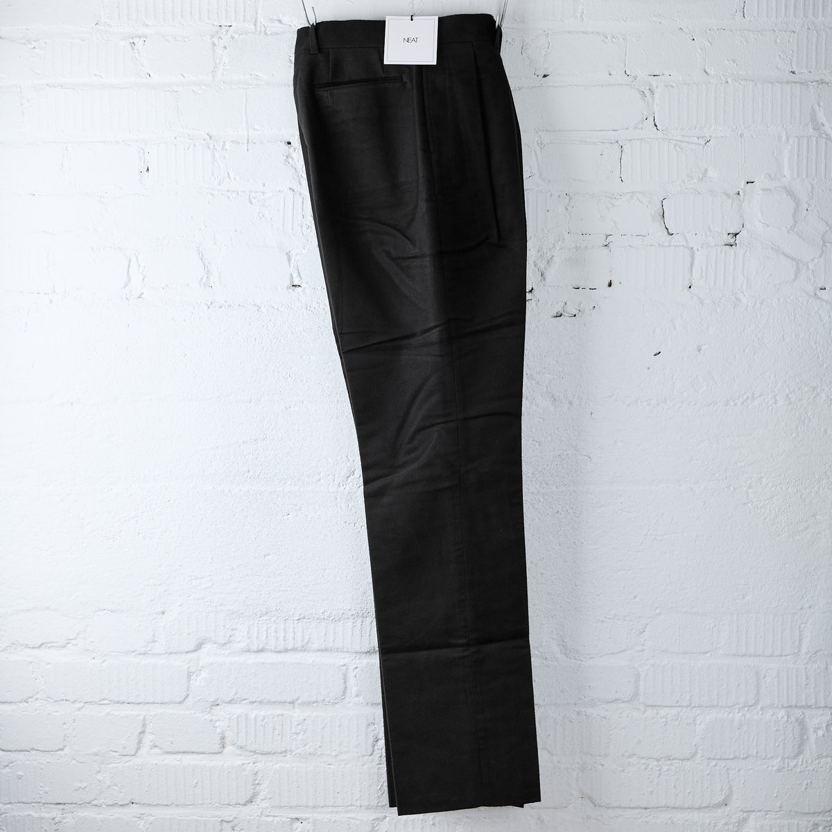 NEAT COTTON CASHMERE MOLESKIN PANTS WIDE NEAT｜COTTON CASHMERE 