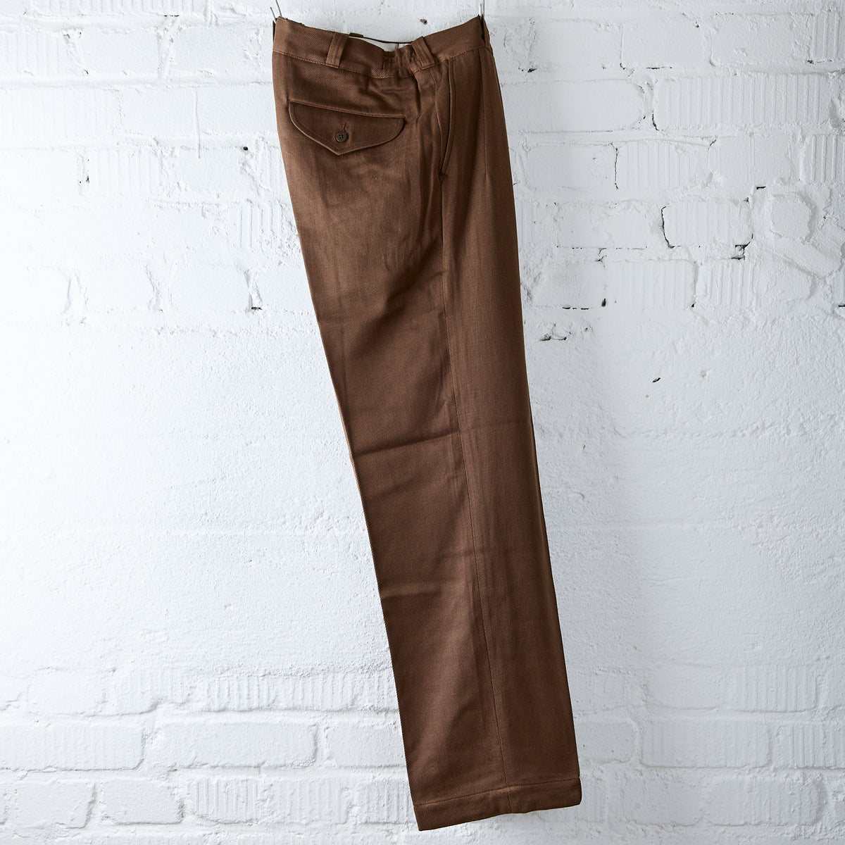 old joe brand | front tuck army trouser 261oj-pt09 - coffee – stuf