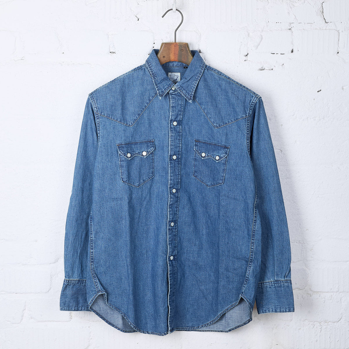 完売】SD Denim Western Shirt Vintage Wash 【公式通販】