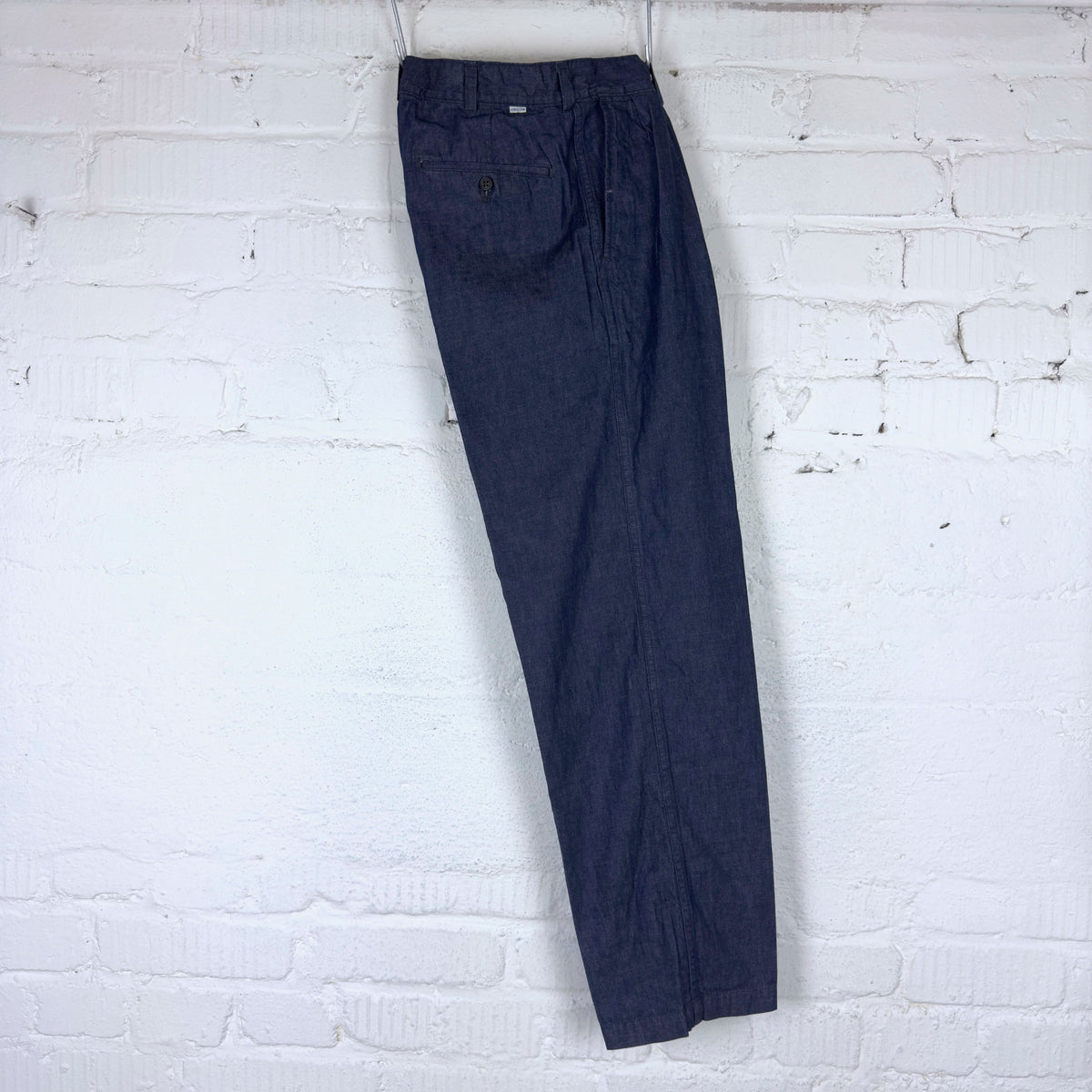 two tuck denim wide trousers one year wash | orslow | made in japan
