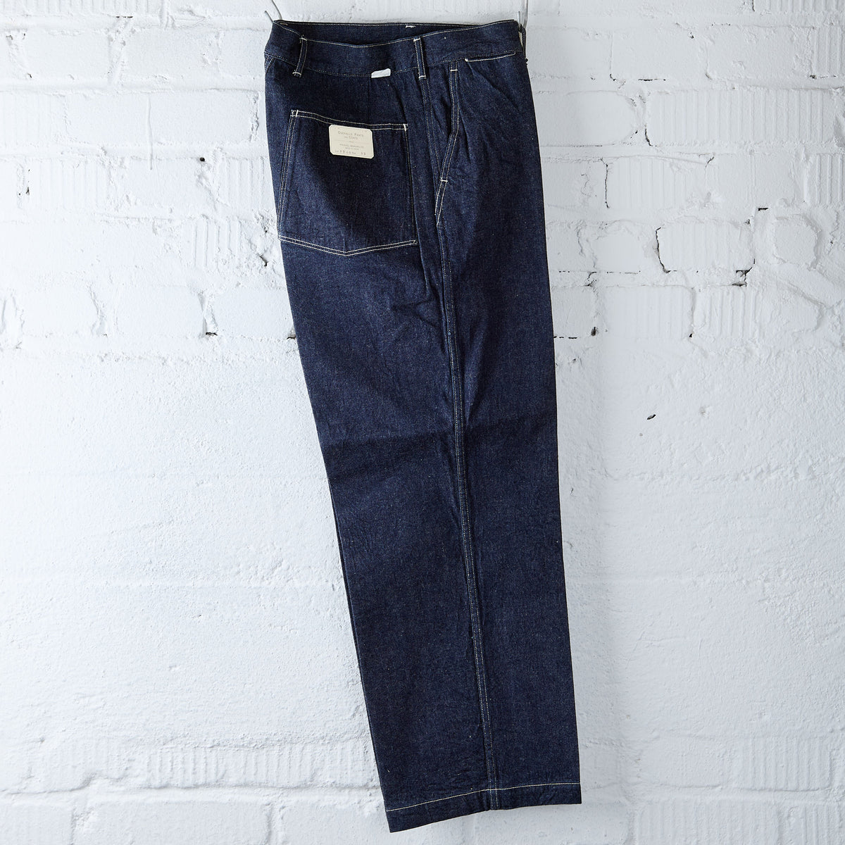 phigvel makers co. | pm-ptm40 mil denim trousers - indigo – stuf|f