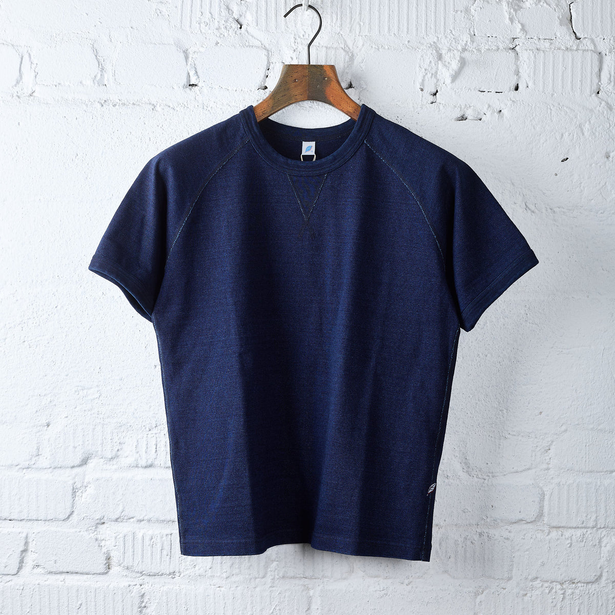 pure blue japan | 5411-id indigo 11oz raglan t-shirt – stuf|f-official