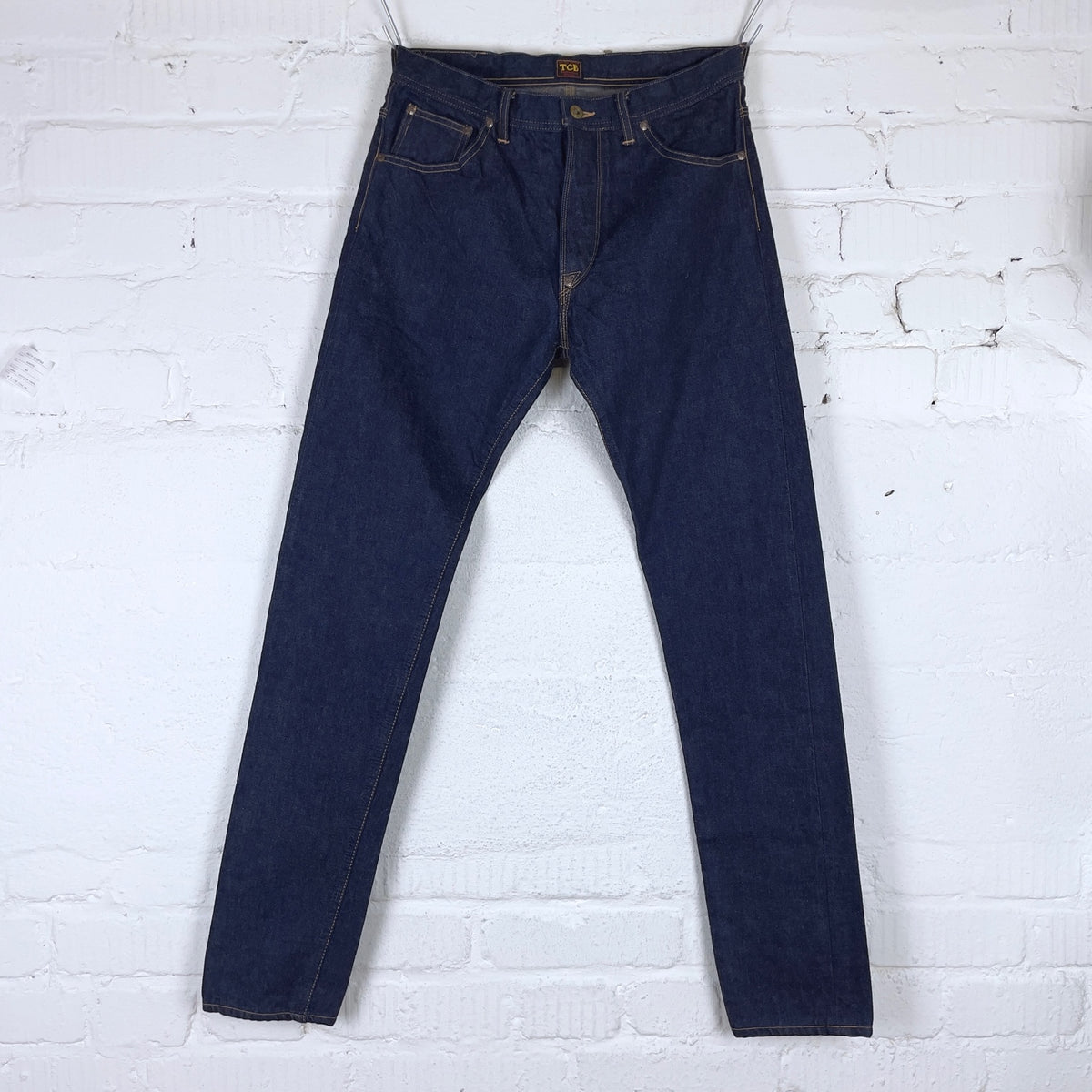 slim catboy jeans 13oz | tcb | made in japan