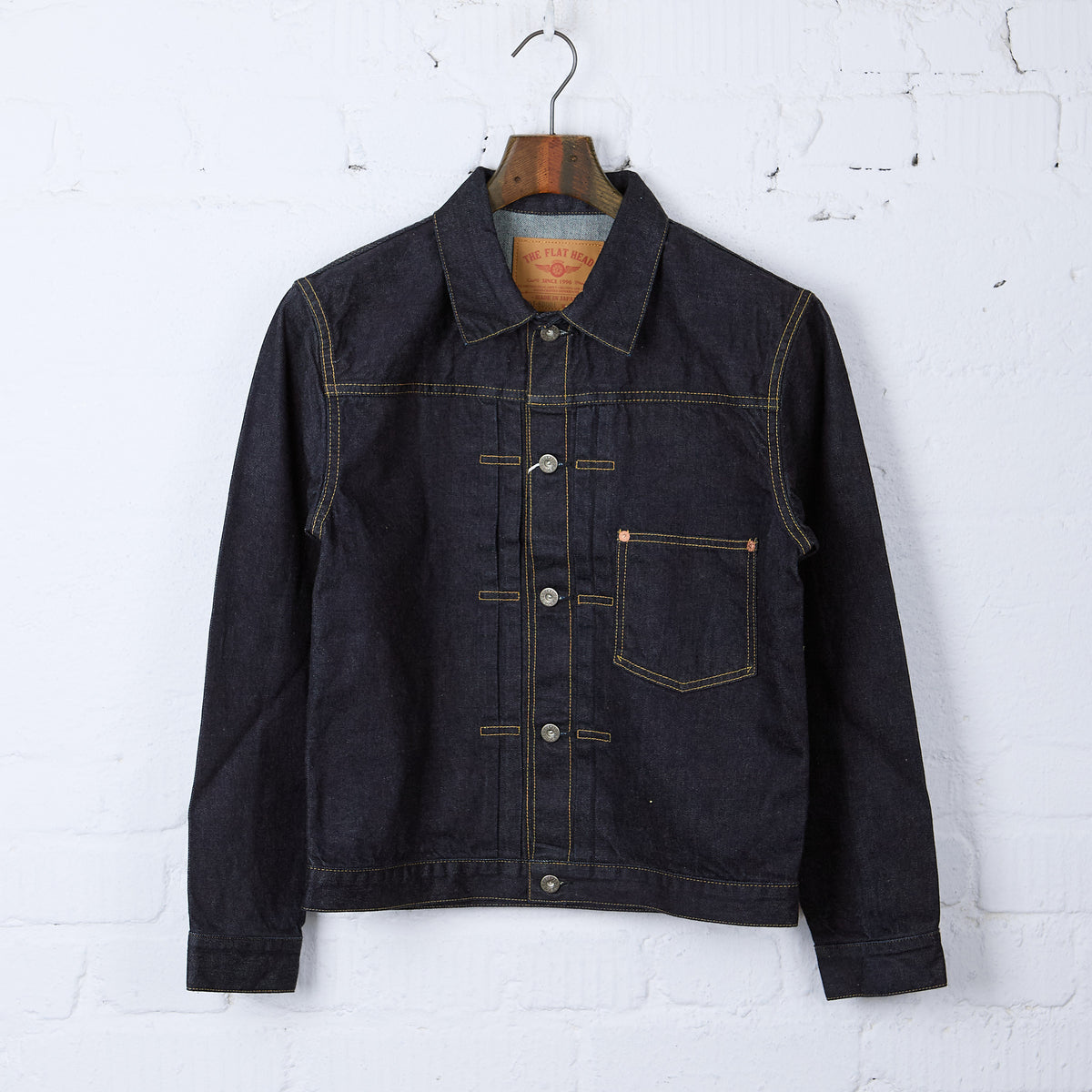 フラットヘッド F-DO001 the flat head | fn-oj-sd001 12oz denim jacket - indigo – stuf|f