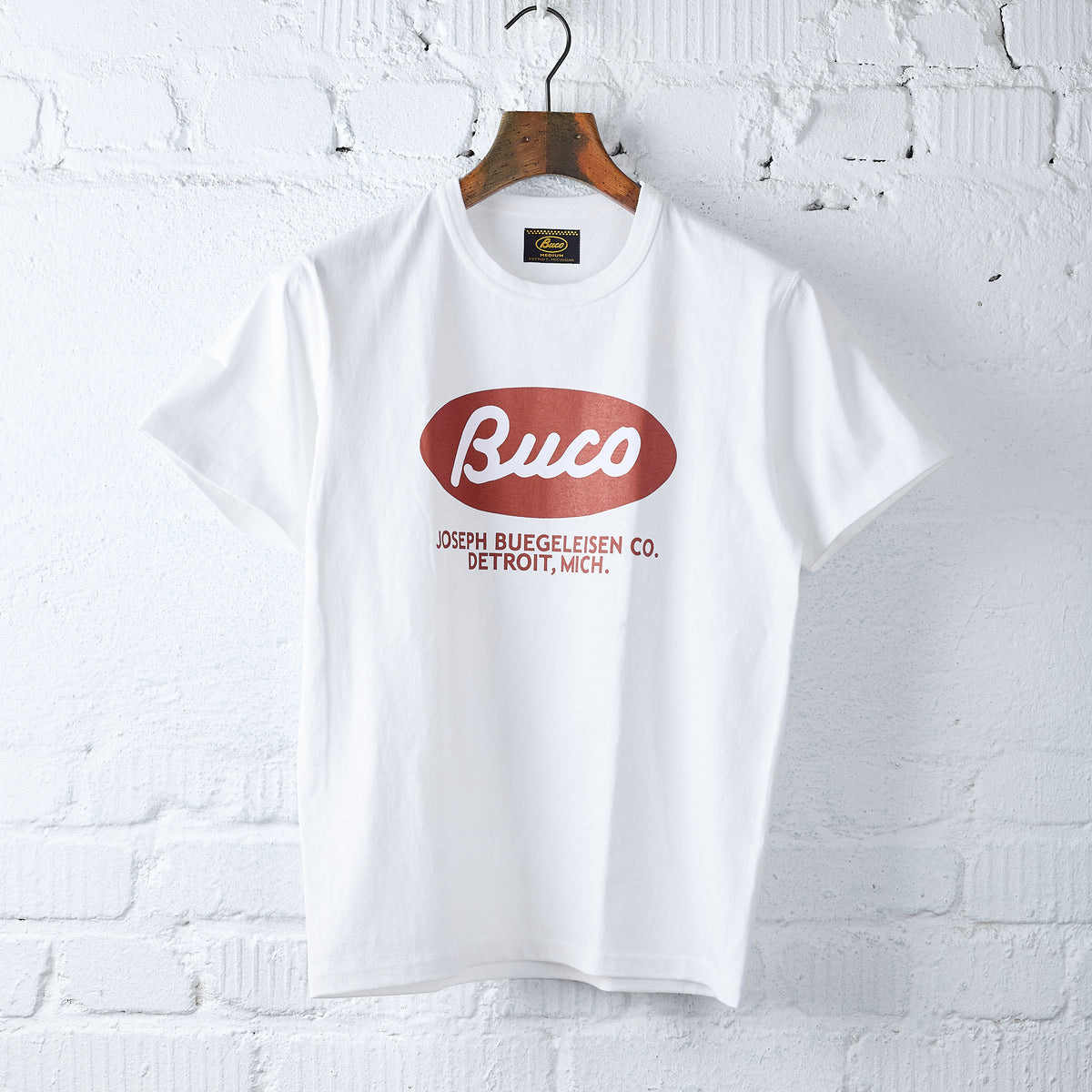 the real mccoy's | buco tee / buco oval - white – stuf|f-official