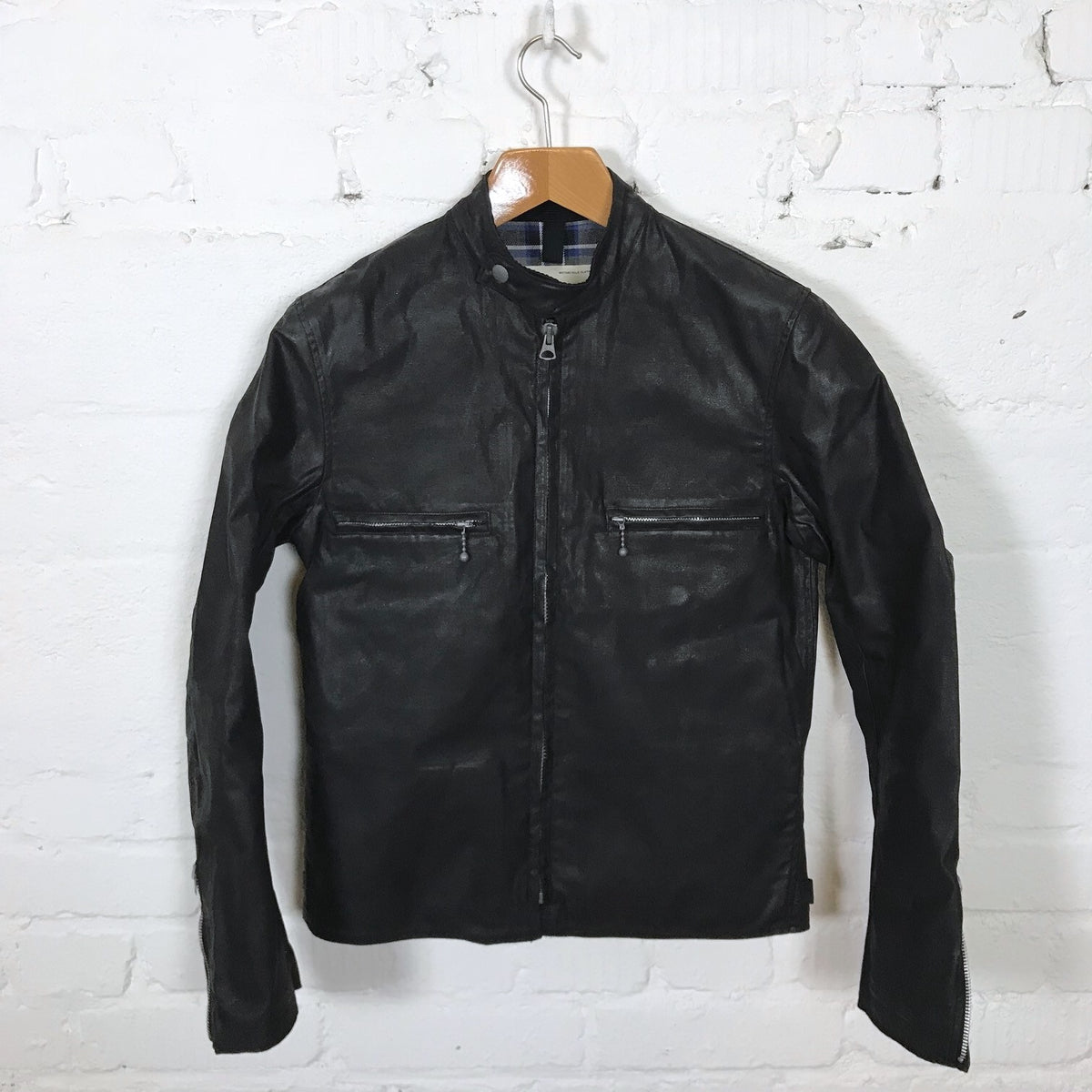 ad-wx-04 waxed clubman jacket | addict clothes | made in japan