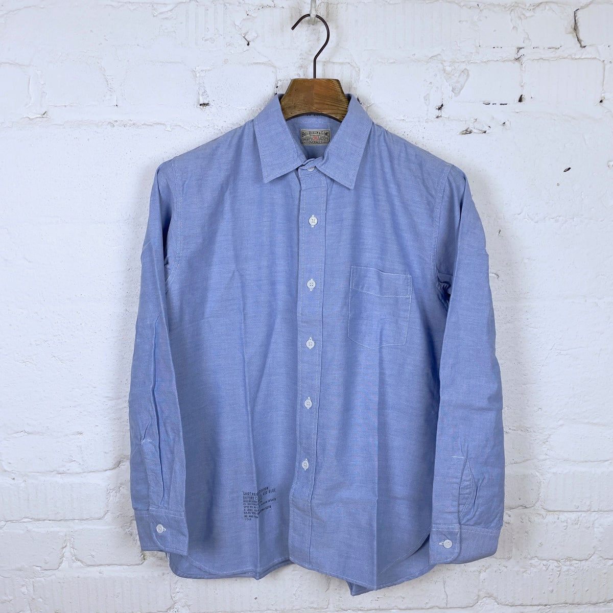 oxford shirt - blue | buzz rickson's | made in japan