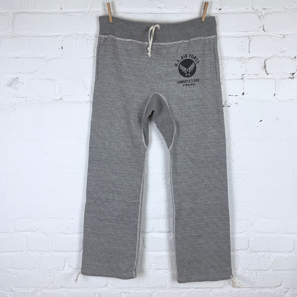 AFB STUDDED BIG SWEAT PANTS (GREY)