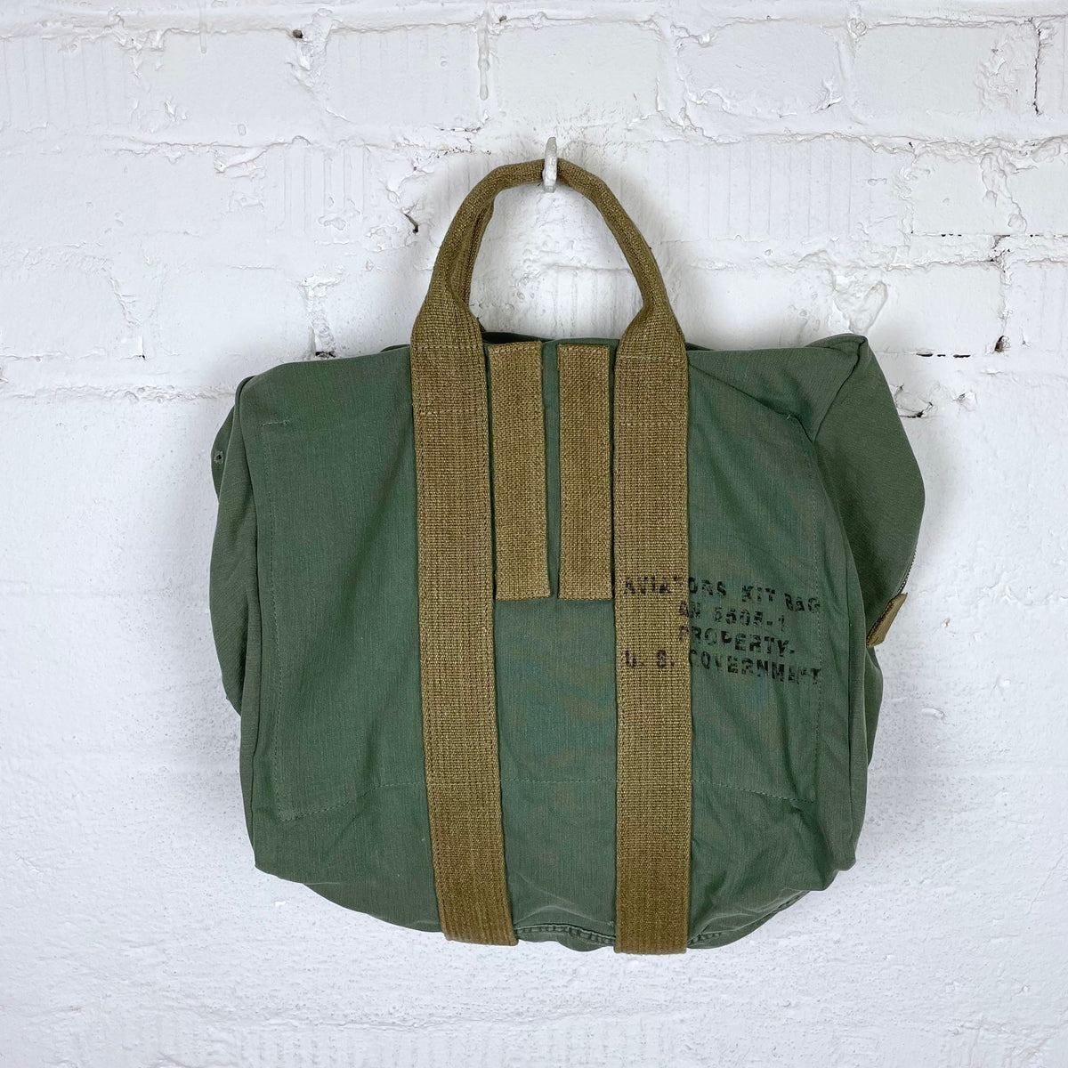 aviator bag green | fortela | made in italy