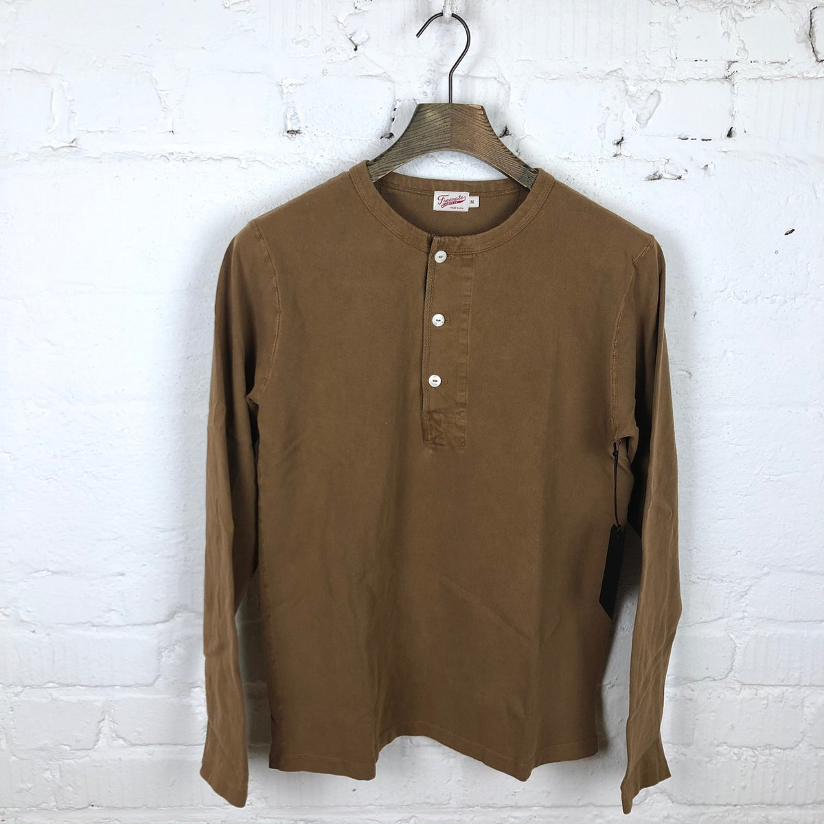 13 ounce henley l/s tobacco | freenote cloth