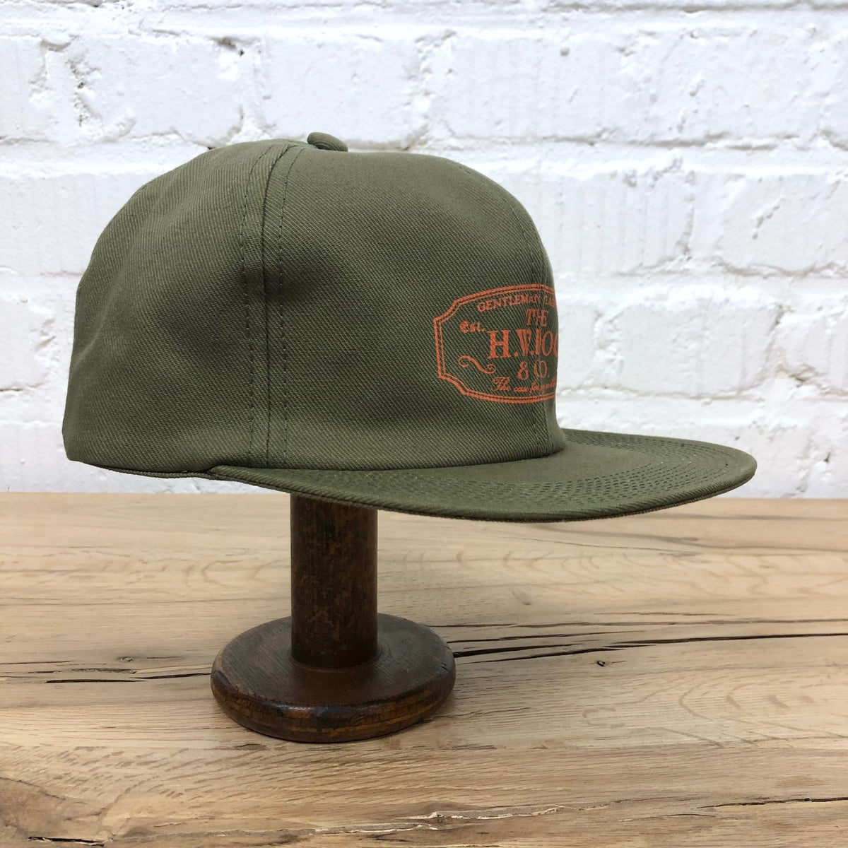 trucker cap olive | h.w. dog & co. | made in japan