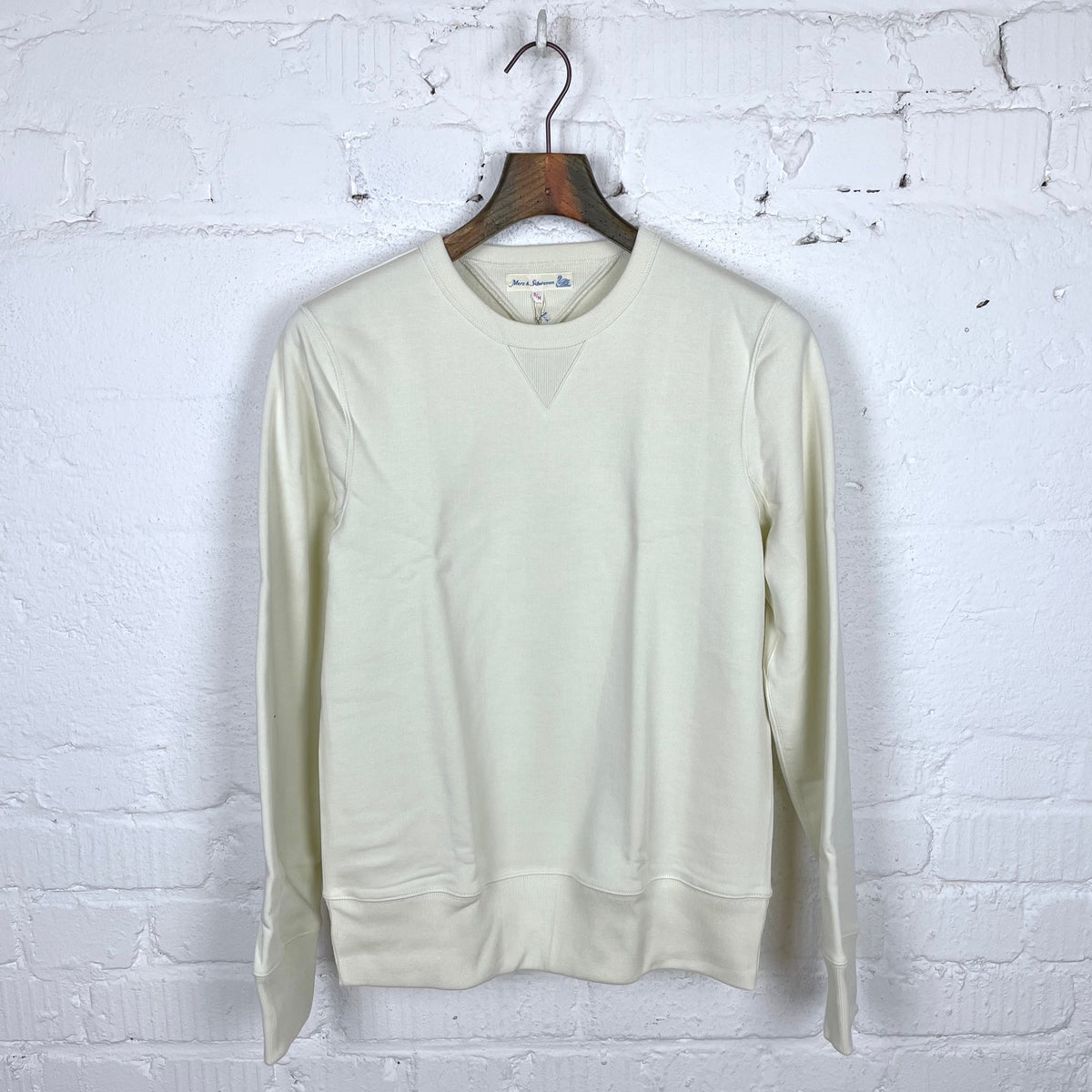 346 sweatshirt oat merz schwanen made in germany