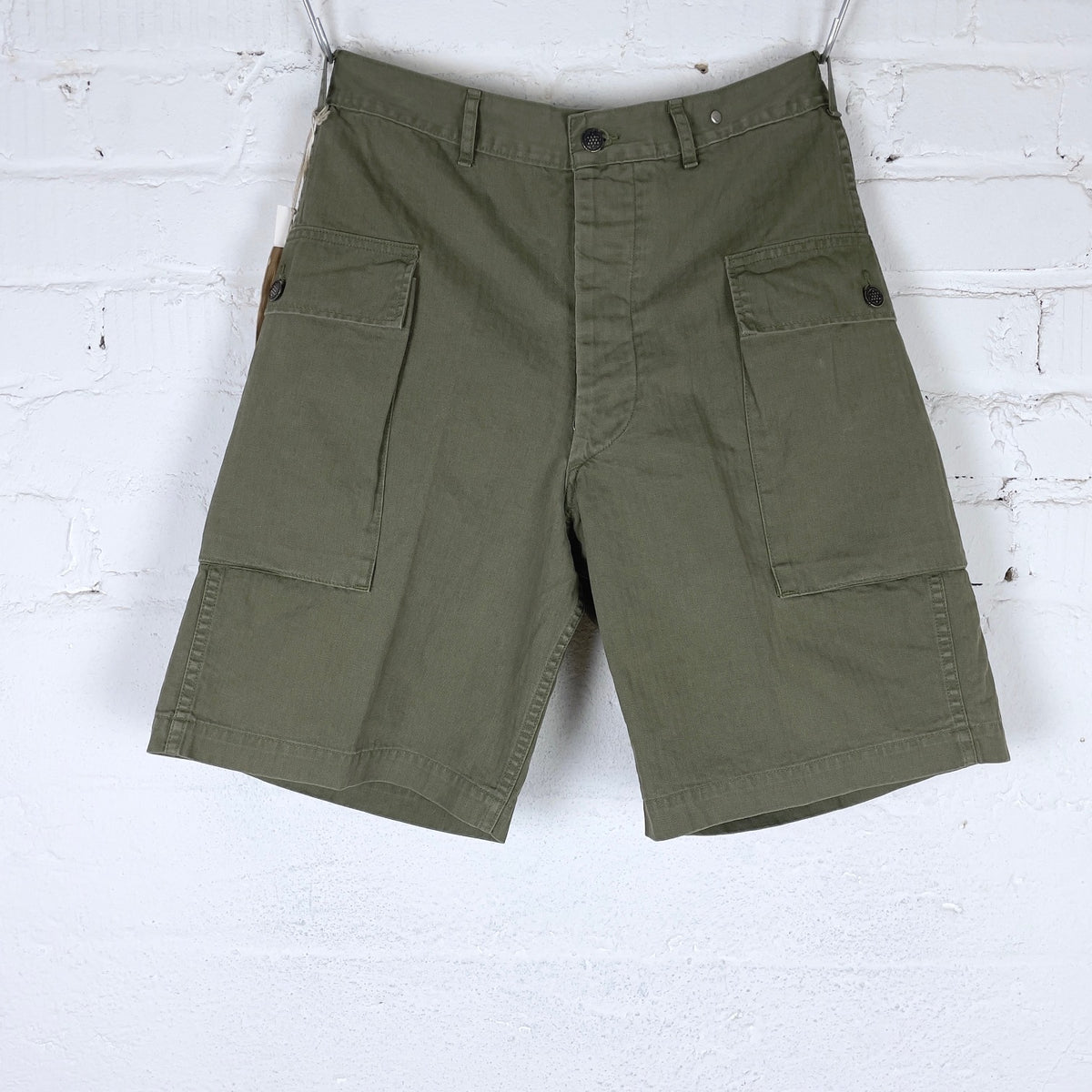 army pocket cargo shorts orslow made in japan - Main Image
