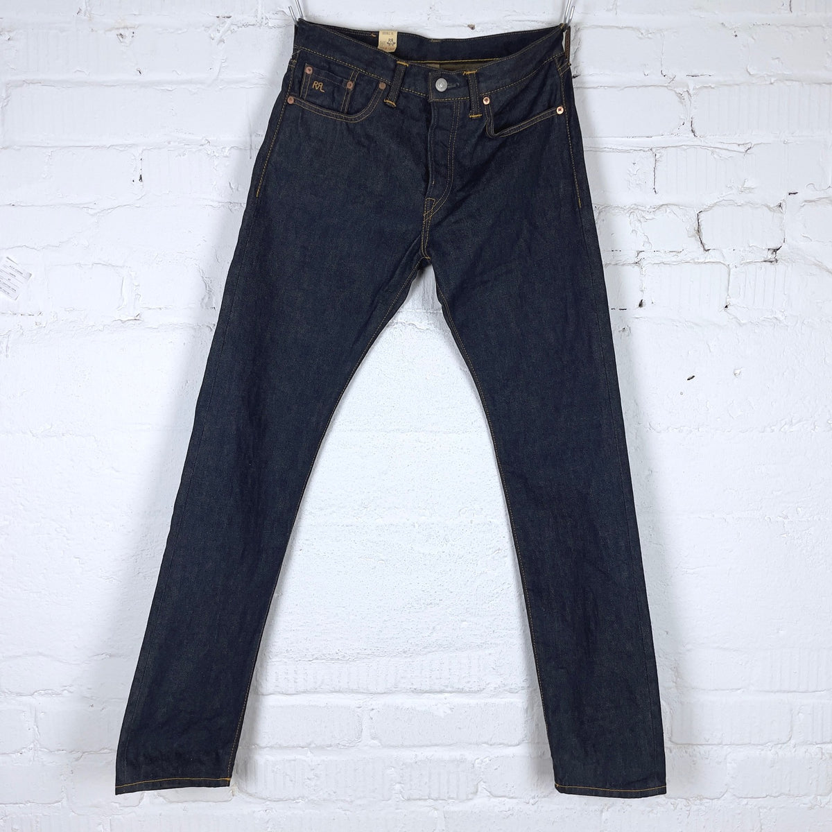 slim fit jeans once washed 3 | rrl | made in usa