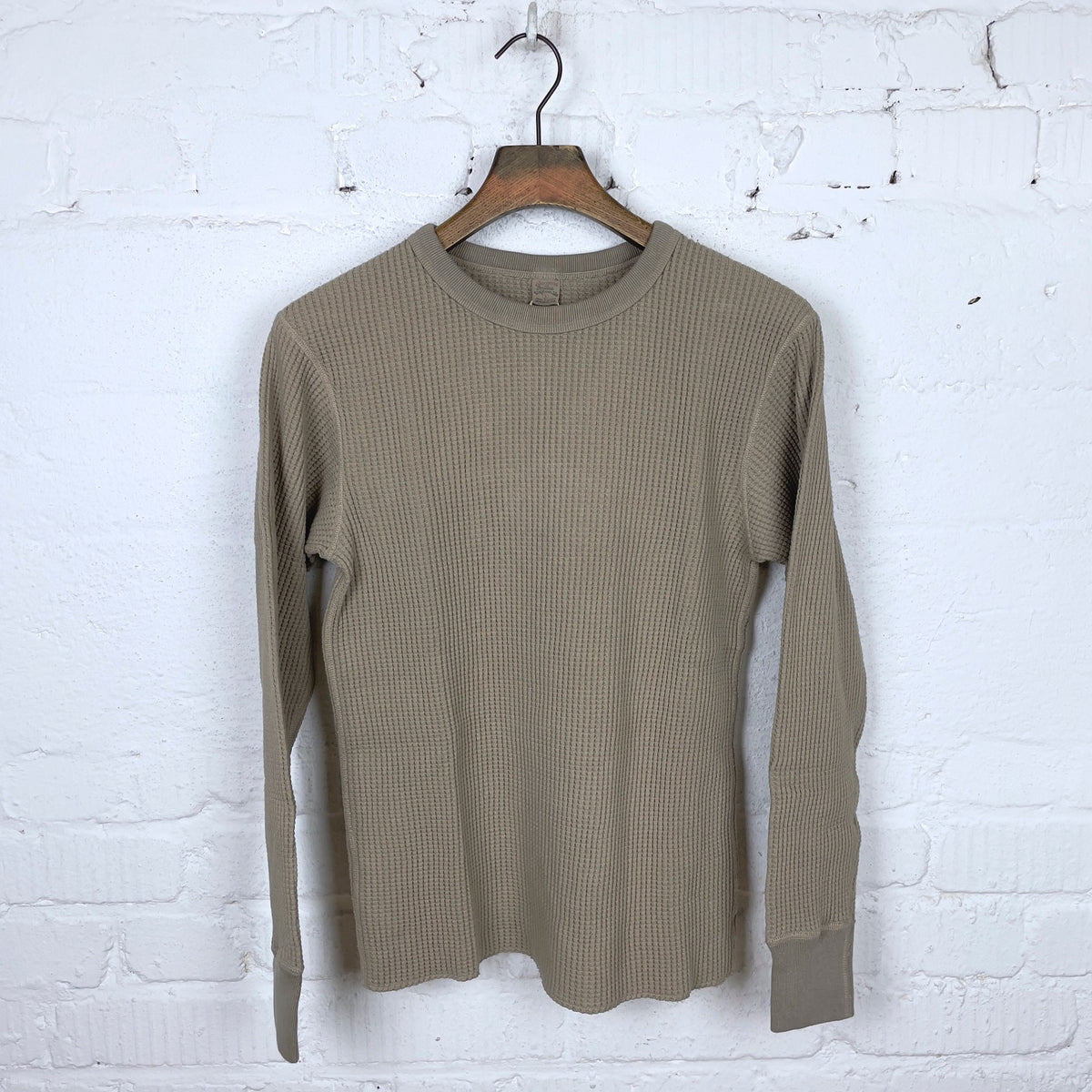 ues | big waffle tee beige – stuf|f-official