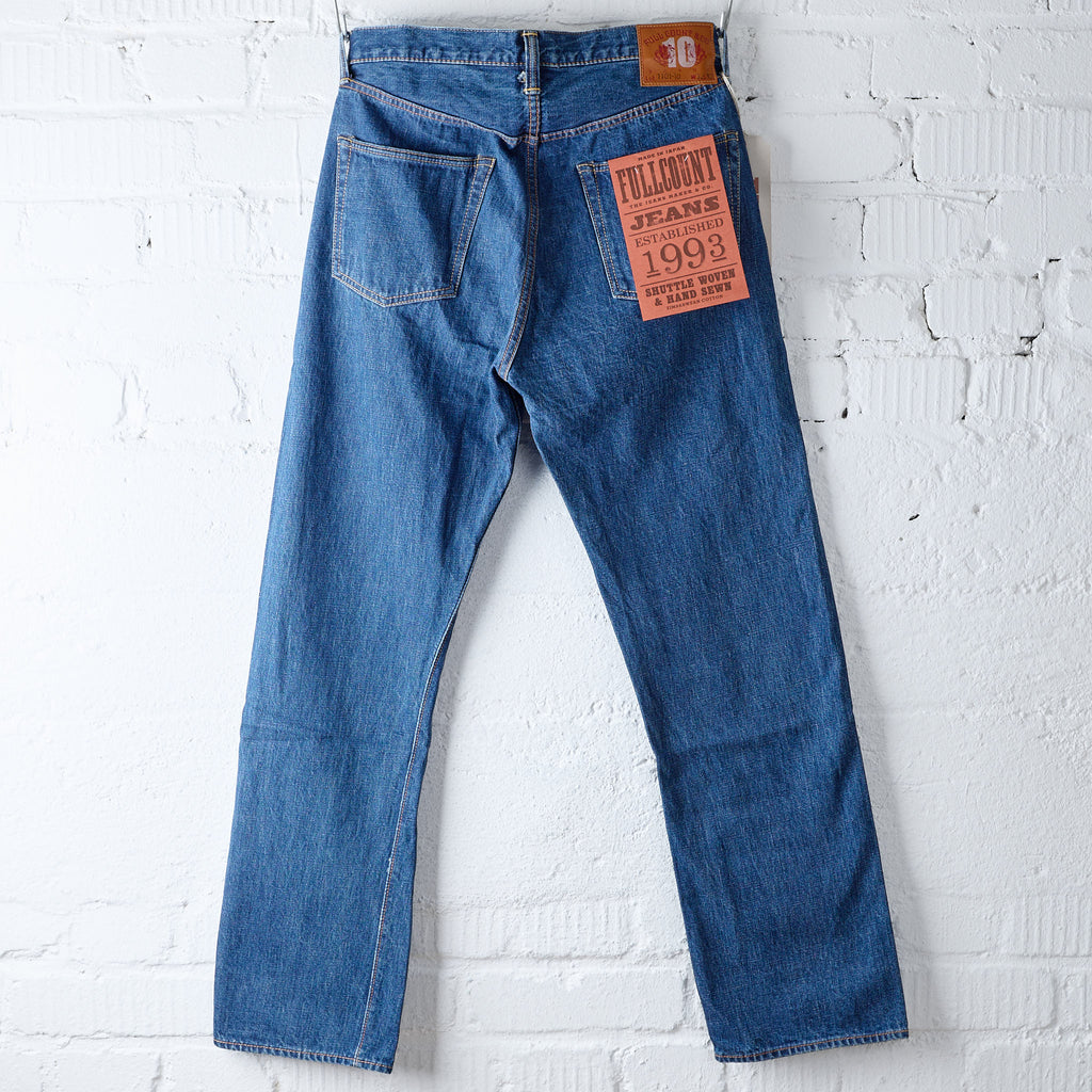 fullcount x stuf|f | 1101-10 "10th anniversary" selvedge jeans - stonewash - Bild 3