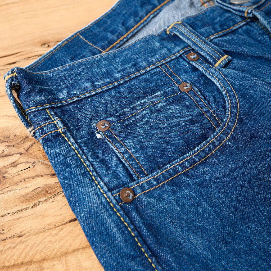 fullcount x stuf|f | 1101-10 "10th anniversary" selvedge jeans - stonewash - Bild 5