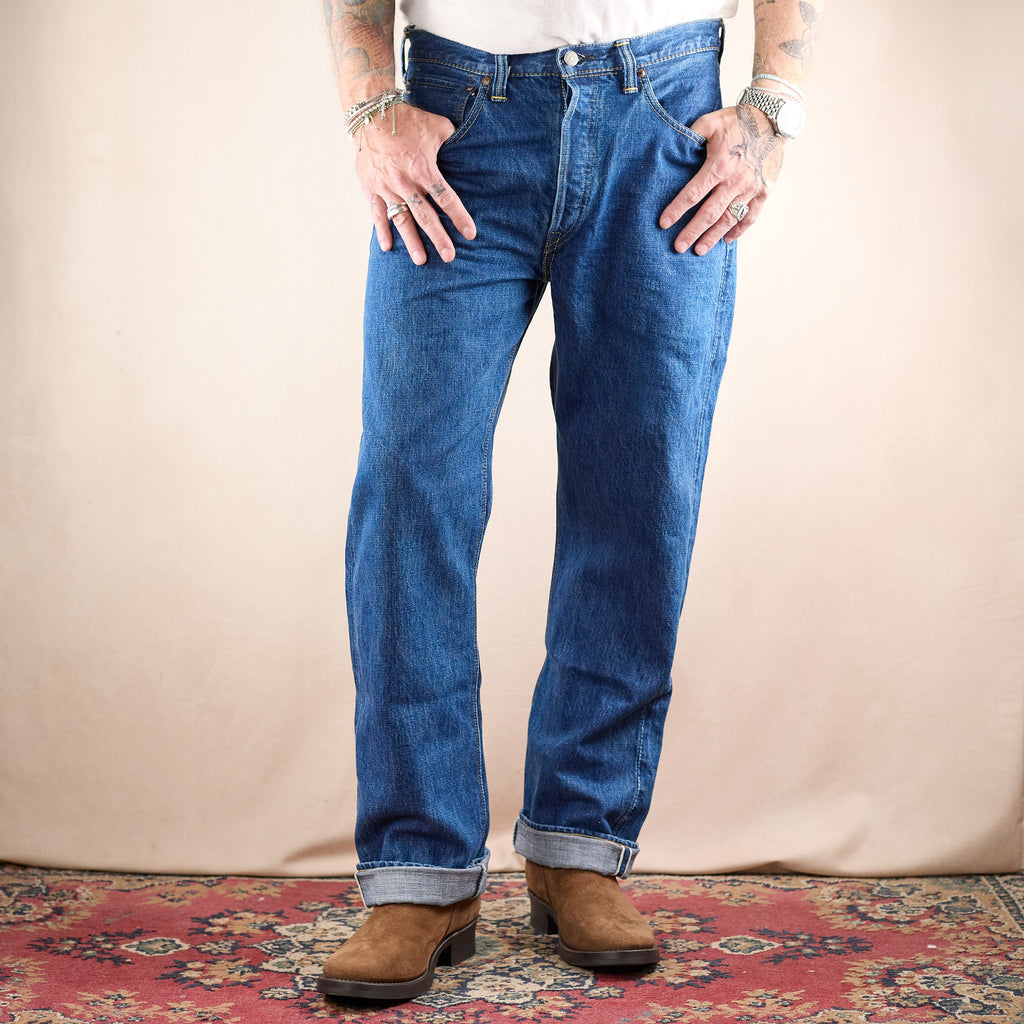 fullcount x stuf|f | 1101-10 "10th anniversary" selvedge jeans - stonewash - Bild 2