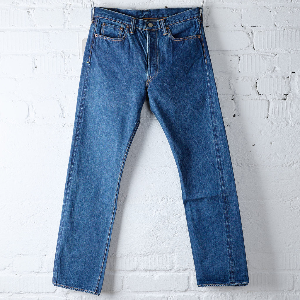 fullcount x stuf|f | 1108-10 "10th anniversary" selvedge jeans - stonewash