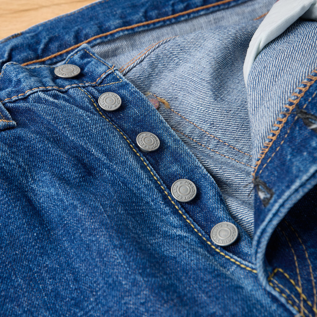 fullcount x stuf|f | 1108-10 "10th anniversary" selvedge jeans - stonewash - Bild 5