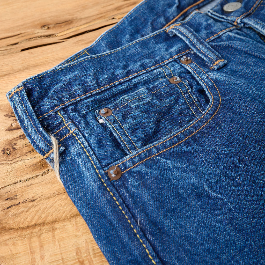 fullcount x stuf|f | 1108-10 "10th anniversary" selvedge jeans - stonewash - Bild 6