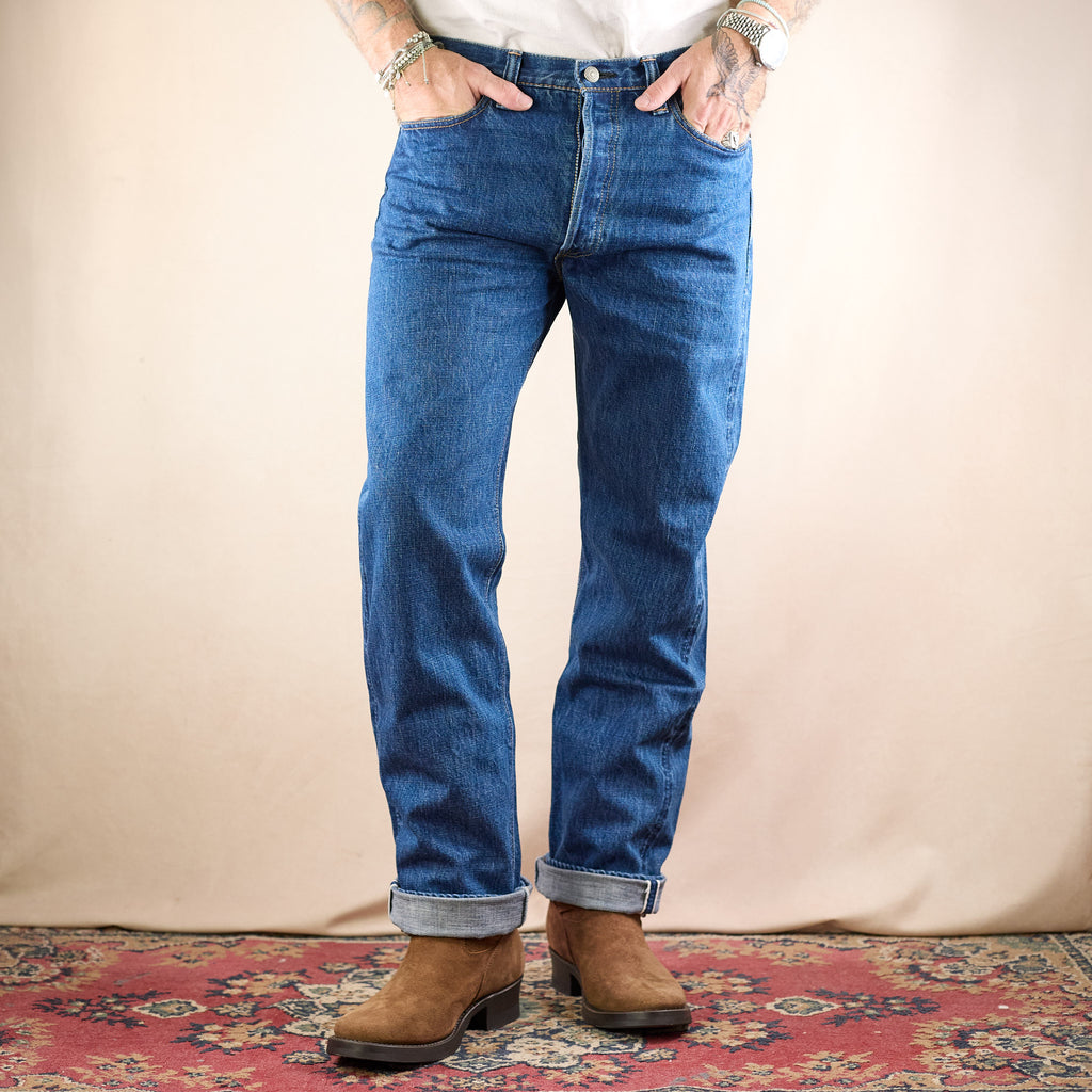 fullcount x stuf|f | 1108-10 "10th anniversary" selvedge jeans - stonewash - Bild 2