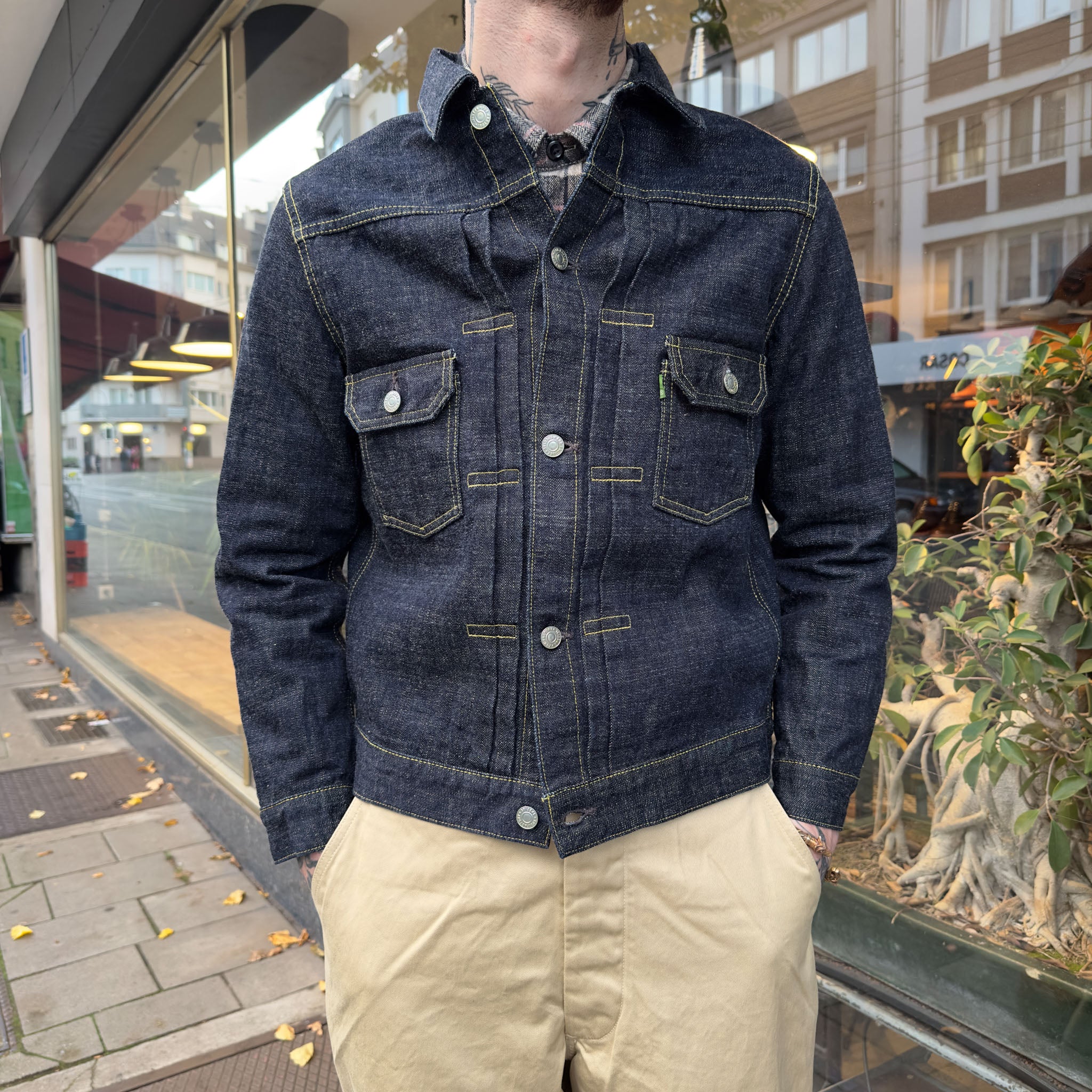 fob factory | f2378 g3 denim 2nd jk - indigo – stuf|f-official