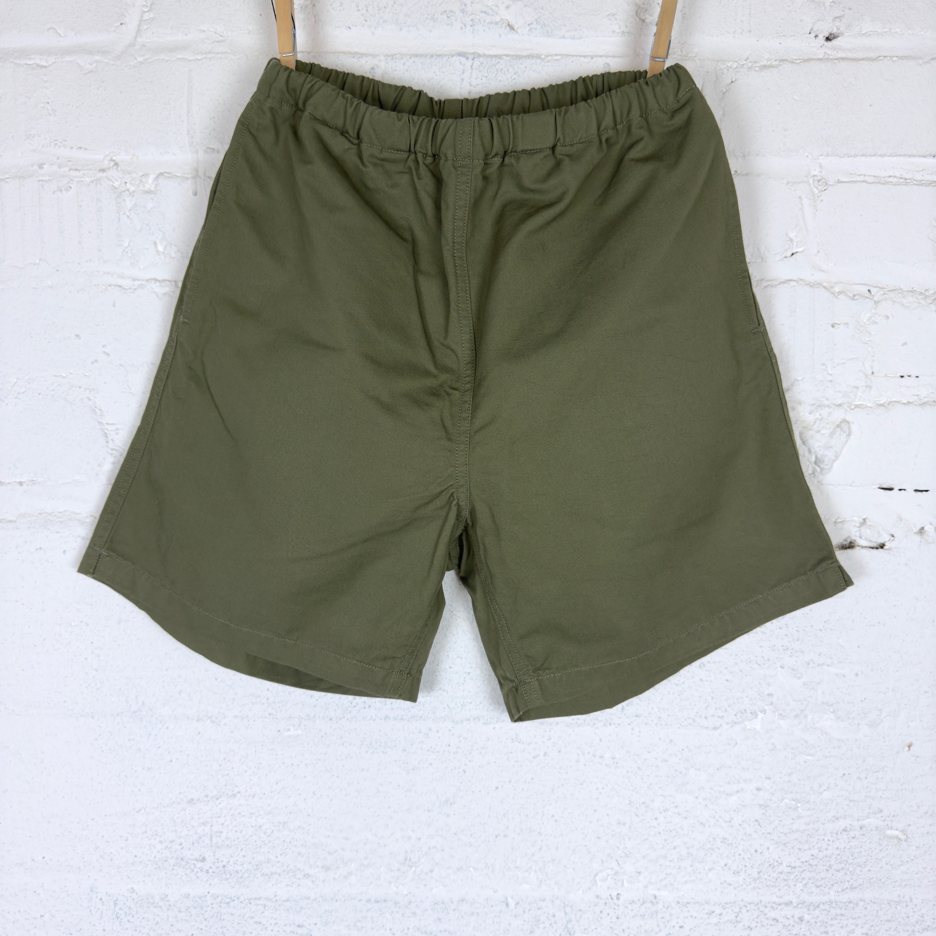 addict clothes acv-sp03cl cotton linen training short pants olive