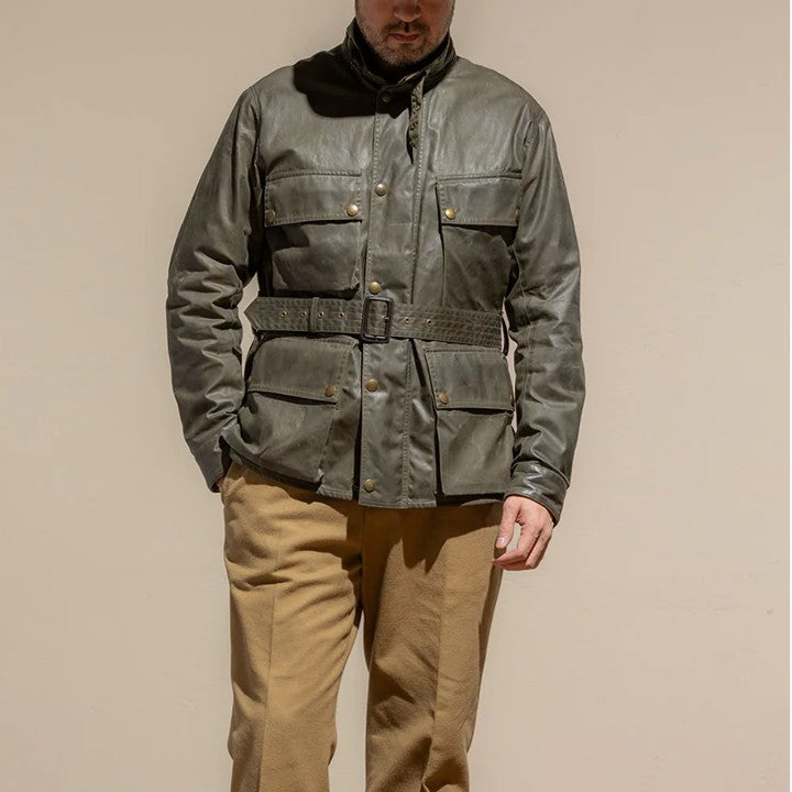 ACV-WX02 WAXED COTTON BMC JACKET　46 addict clothes | acv-wx02 waxed cotton bmc jacket olive – stuf|f