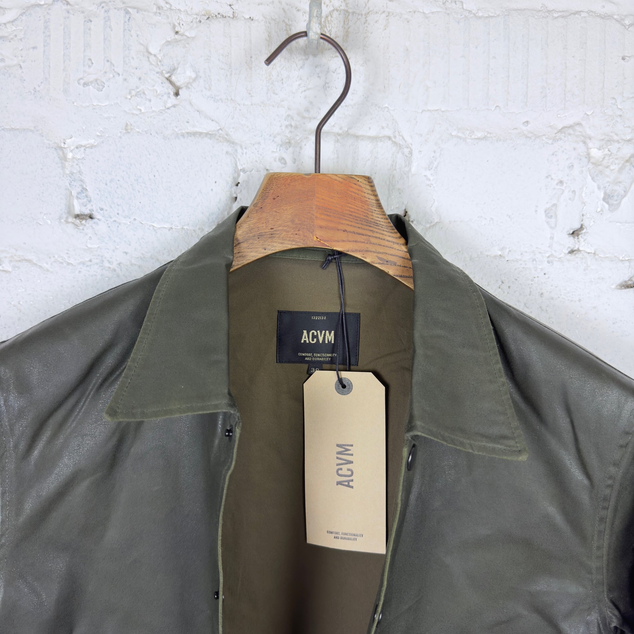 addict clothes | acv-wx03 waxed cotton coach jacket - olive –  stuf|f-official