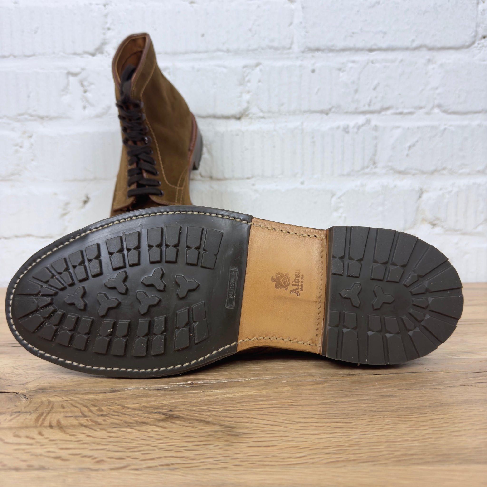 alden | 4511hc plain toe boot in snuff suede – stuf|f-official