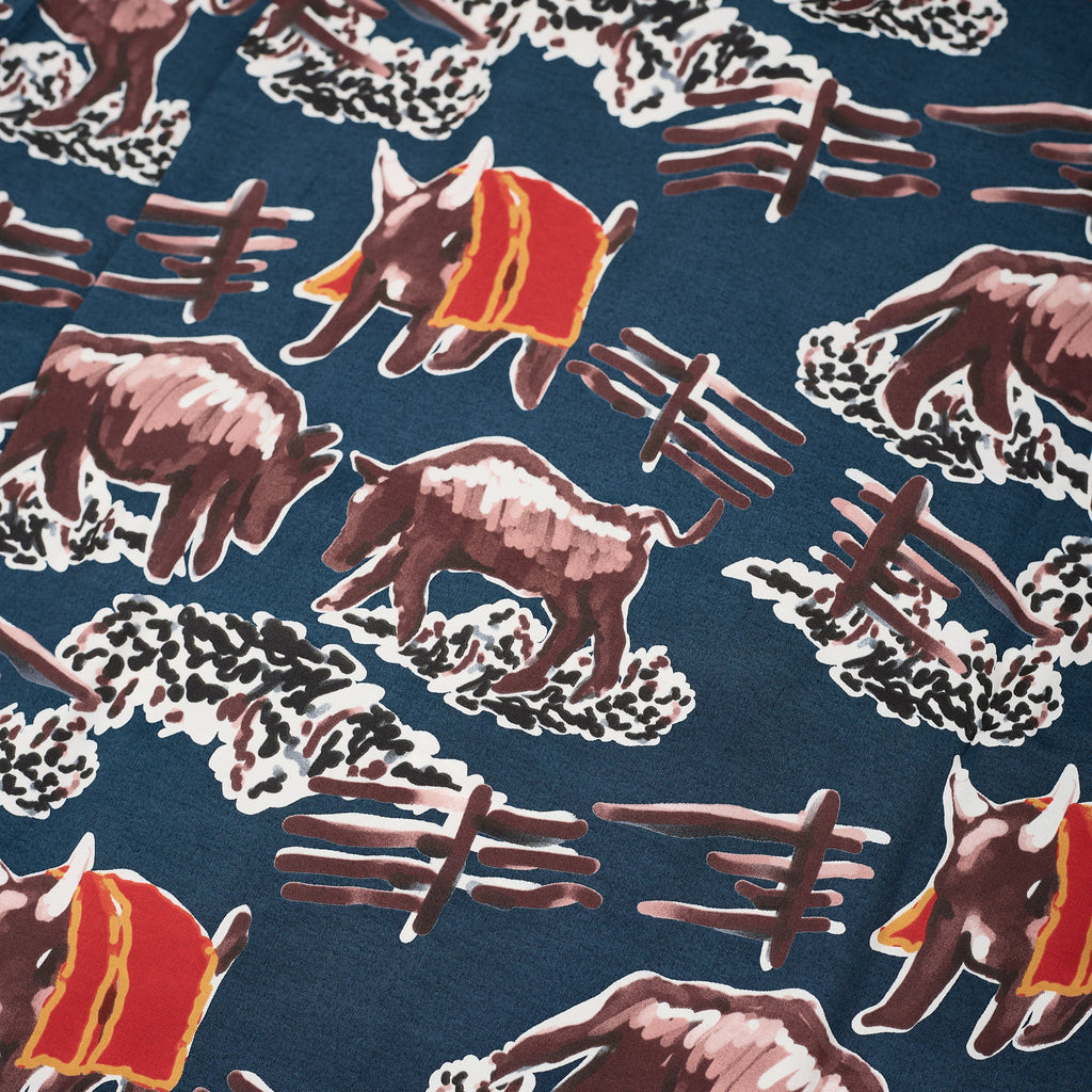 aloha blossom | bull fight short sleeve navy - Bild 5