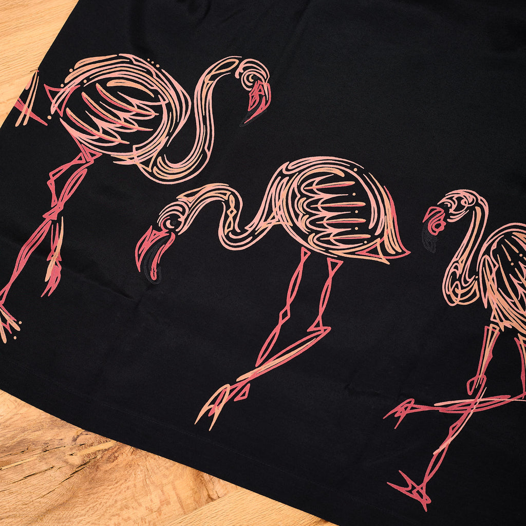 aloha blossom | flamingo short sleeve black x pink - Bild 5