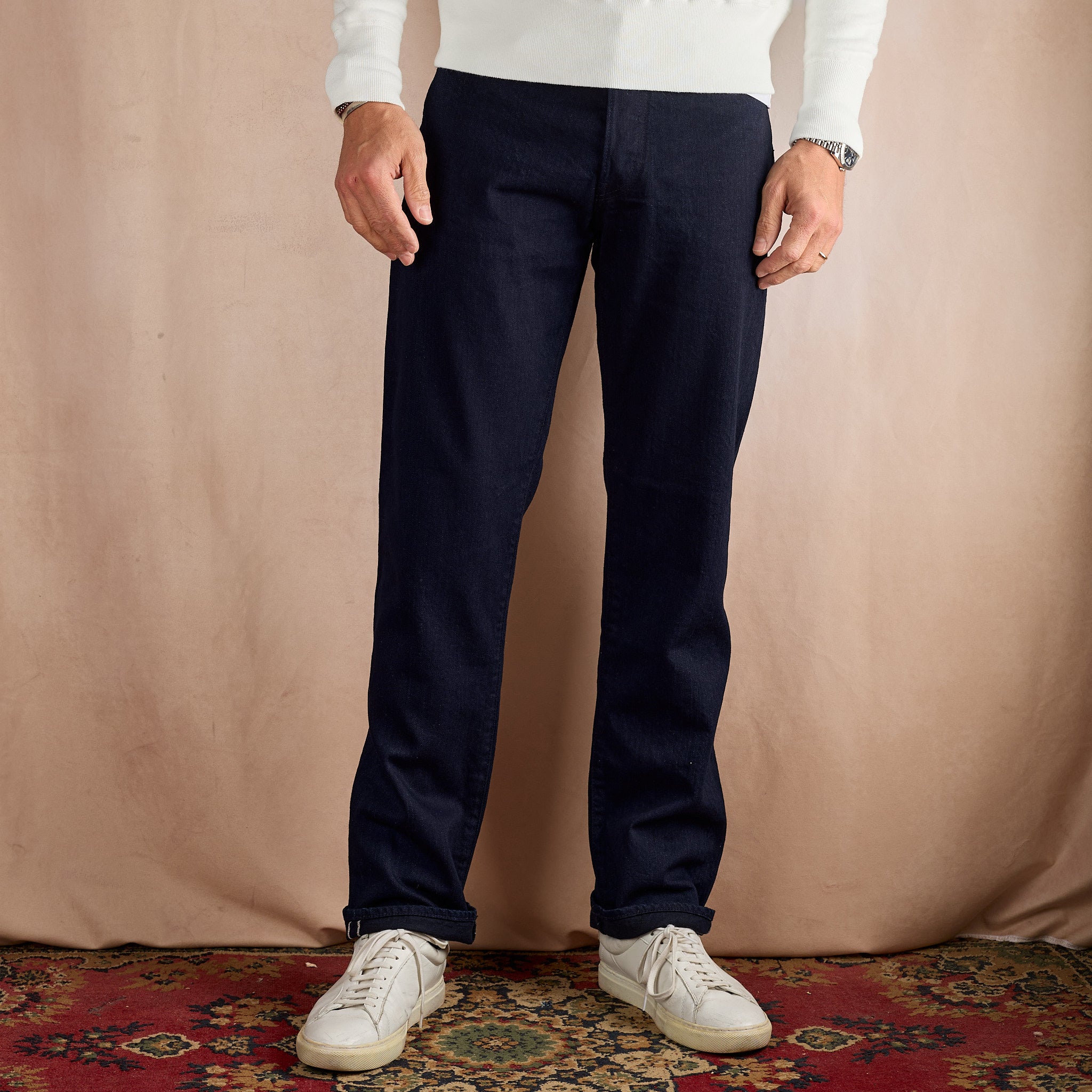 【美品】ANATOMICA 618 TAPERED JEANS anatomica | 618 tapered double indigo – stuf|f-official