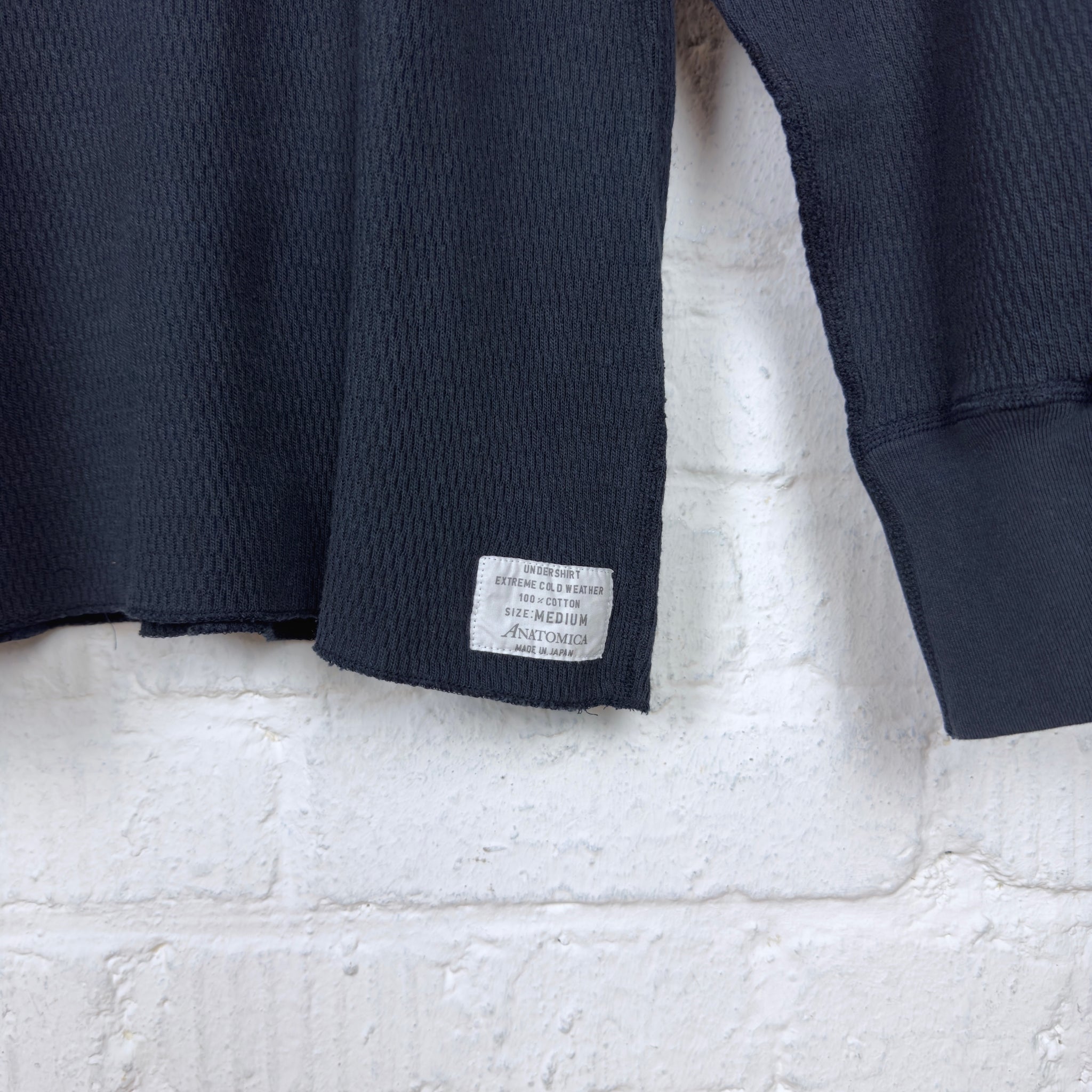 ANATOMICA THERMAL Made In USA “X-LARGE” 美品 ANATOMICA THERMAL LONG SLEEVE 11oz NATURAL MADE IN USA