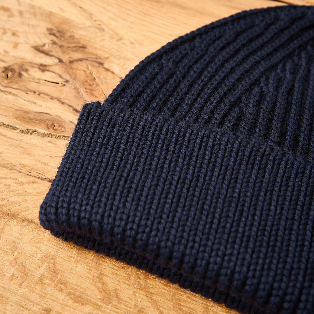 andersen-andersen | beanie short navy blue - Bild 2