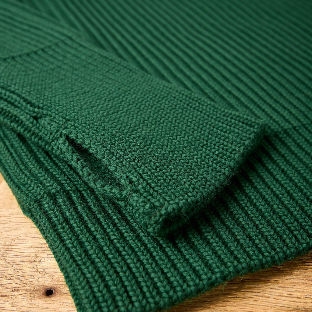 andersen-andersen | navy crewneck sweater green - Bild 4