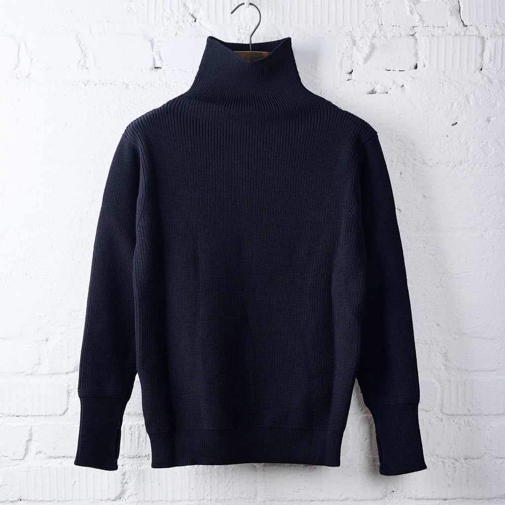 andersen-andersen | sailor turtleneck sweater navy
