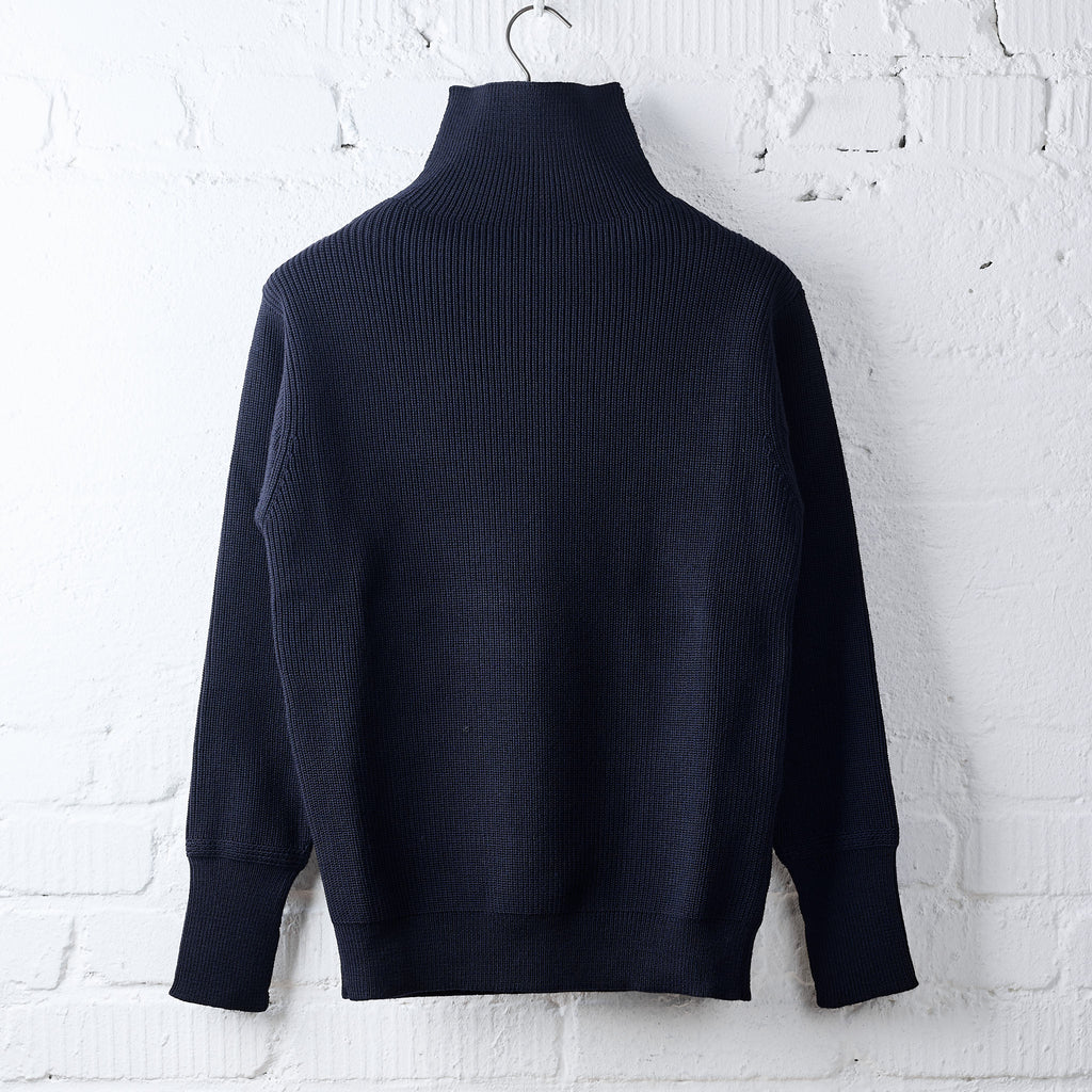 andersen-andersen | sailor turtleneck sweater navy - Bild 4